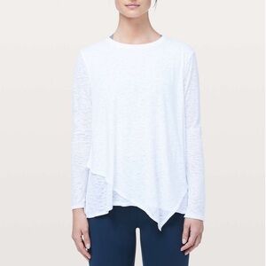 Lululemon Sweetest Day Long Sleeve White
